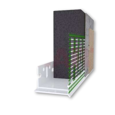 COKOLINIS PROFILIS HART PVC-SOCKELPROFIL KOMBI + SOCKELBASE